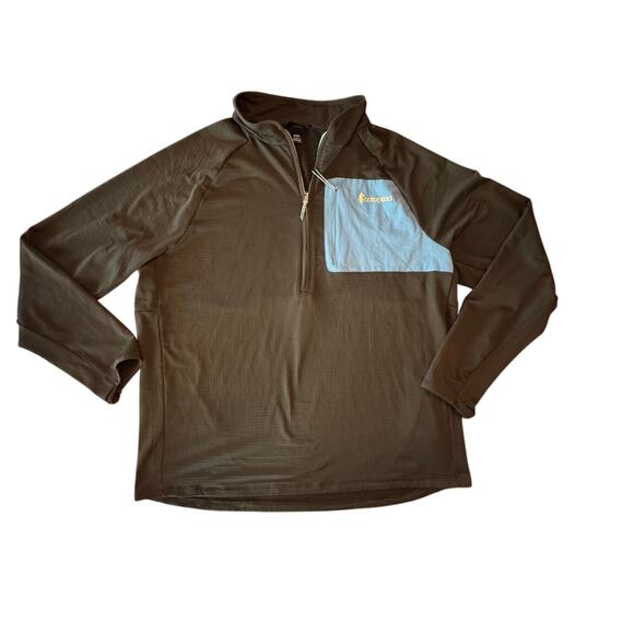 Cotopaxi Otero Fleece Half-Zip Pullover Men's 2XL XXL Green/Blue - Picture 2 of 9